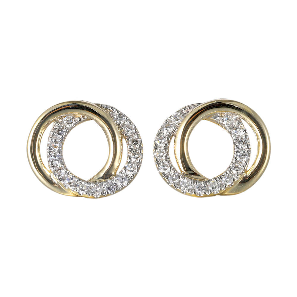 14Kt Yellow Gold Diamond 1/12Ctw Earring - ERM30096-4YSC