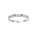 Ruby & Diamond Stackable Ring
