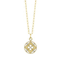 14Kt Yellow Gold Diamond 1/4Ctw Necklace - NK10331-4YC