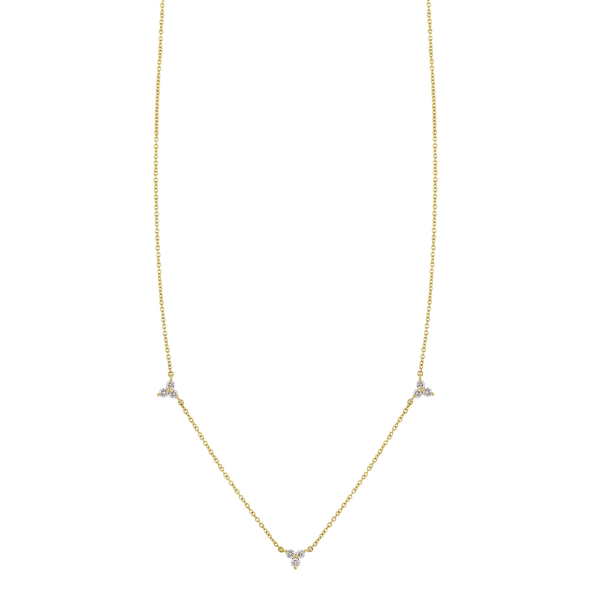 14Kt Yellow Gold Diamond 1/4Ctw Necklace - NK10539-4YB