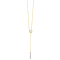 14Kt Yellow Gold Diamond 1/20Ctw Necklace - NK10586-4YC