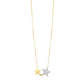 14Kt Yellow Gold Diamond 1/10Ctw Necklace - NK10590-4YC