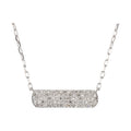 14Kt White Gold Diamond 1/7Ctw Necklace - NK10610-4WSC