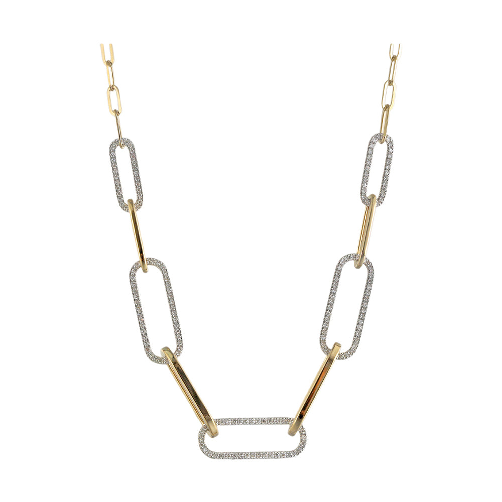 14Kt Yellow Gold Diamond 3/8Ctw Necklace - NK10617-4YSC