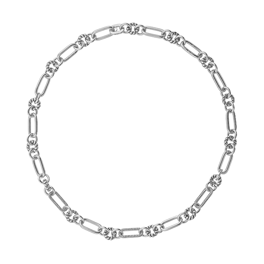 Silver Diamond 1/4Ctw Necklace - NK10619-SSSC