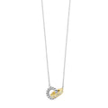 Gold Silver White Yellow Diamond 1/6Ctw Pendant - NP06205-4WYSSB