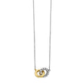 Gold Silver White Yellow Pendant - NP06339-4YSS