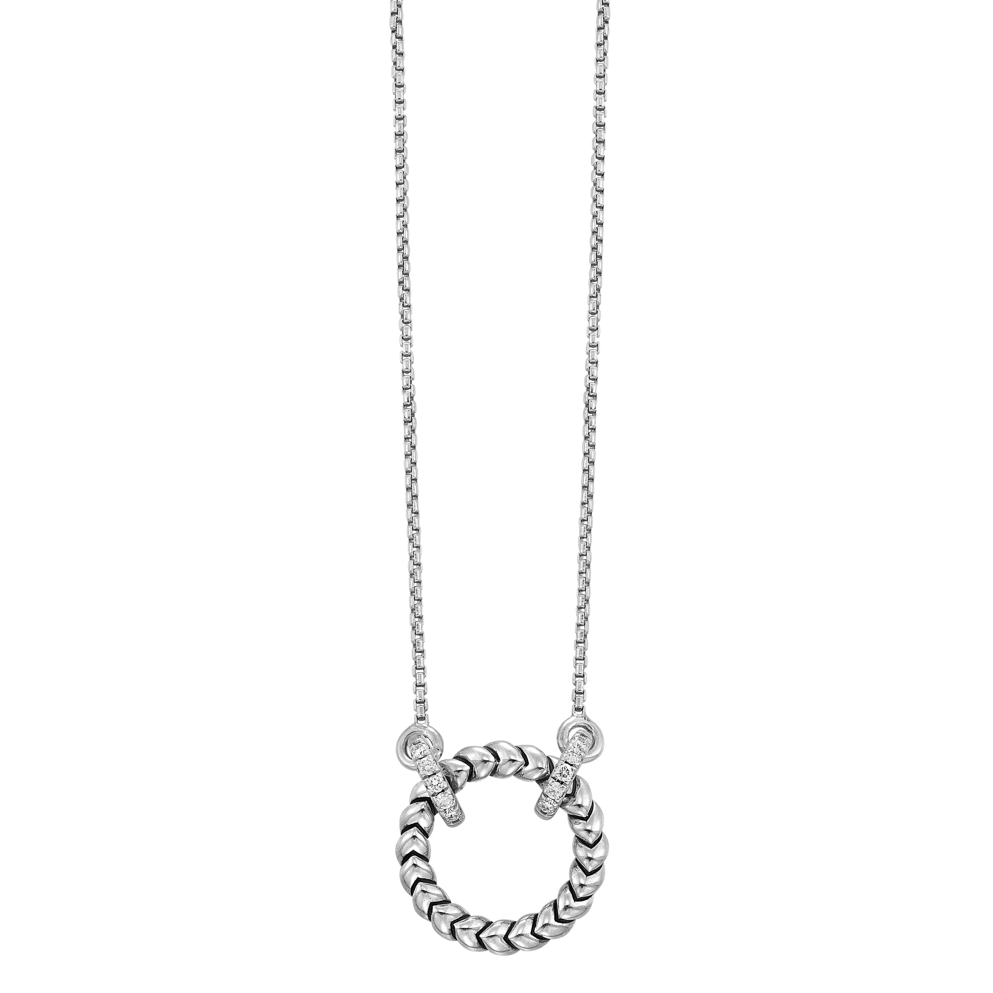 Silver Diamond 1/7Ctw Pendant - NP06344-SSB