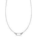 Silver Necklace - NP06515-SS