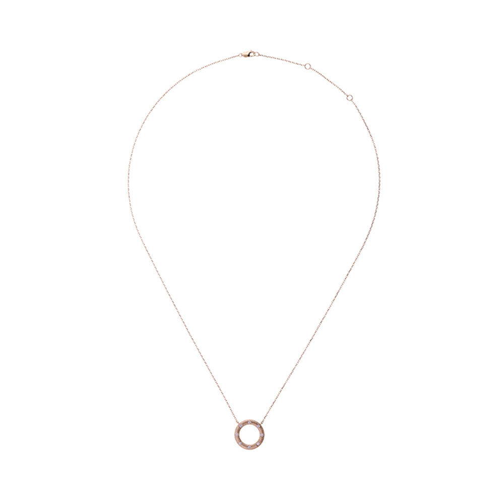 14Kt Yellow Gold Diamond 1/10Ctw Pendant - NP06520-4YB