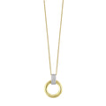 14Kt Yellow Gold Diamond 1/12Ctw Pendant - PD10975-4YC