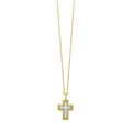 14Kt Yellow Gold Diamond 1/20Ctw Pendant - PD10996-4YC