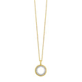 14Kt Yellow Gold Diamond 1/20Ctw Pendant - PD10997-4YB