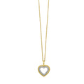 14Kt Yellow Gold Diamond 1/20Ctw Pendant - PD10998-4YB