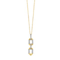 14Kt Yellow Gold Diamond 1/5Ctw Pendant - PD11235-4YC