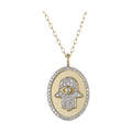 14Kt Yellow Gold Diamond 1/5Ctw Pendant - PD11427-4YSC