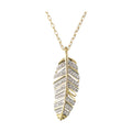 14Kt Yellow Gold Diamond 1/10Ctw Pendant - PD11430-4YSC