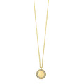 14Kt Yellow Gold Diamond 1/20Ctw Pendant - PD43079-4YSC