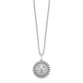 Silver Diamond 1/50Ctw Pendant - PD43670-SSWB