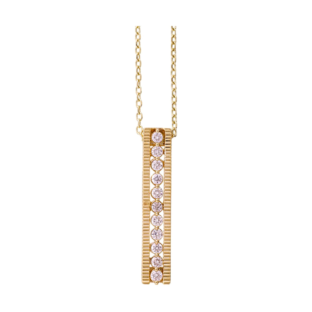 14Kt Yellow Gold Diamond 1/5Ctw Pendant - PD46238-4YB