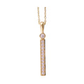 14Kt Yellow Gold Diamond 1/4CTW Pendant - PD46239-4YB