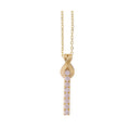 14Kt Yellow Gold Diamond 1/4Ctw Pendant - PD46240-4YB