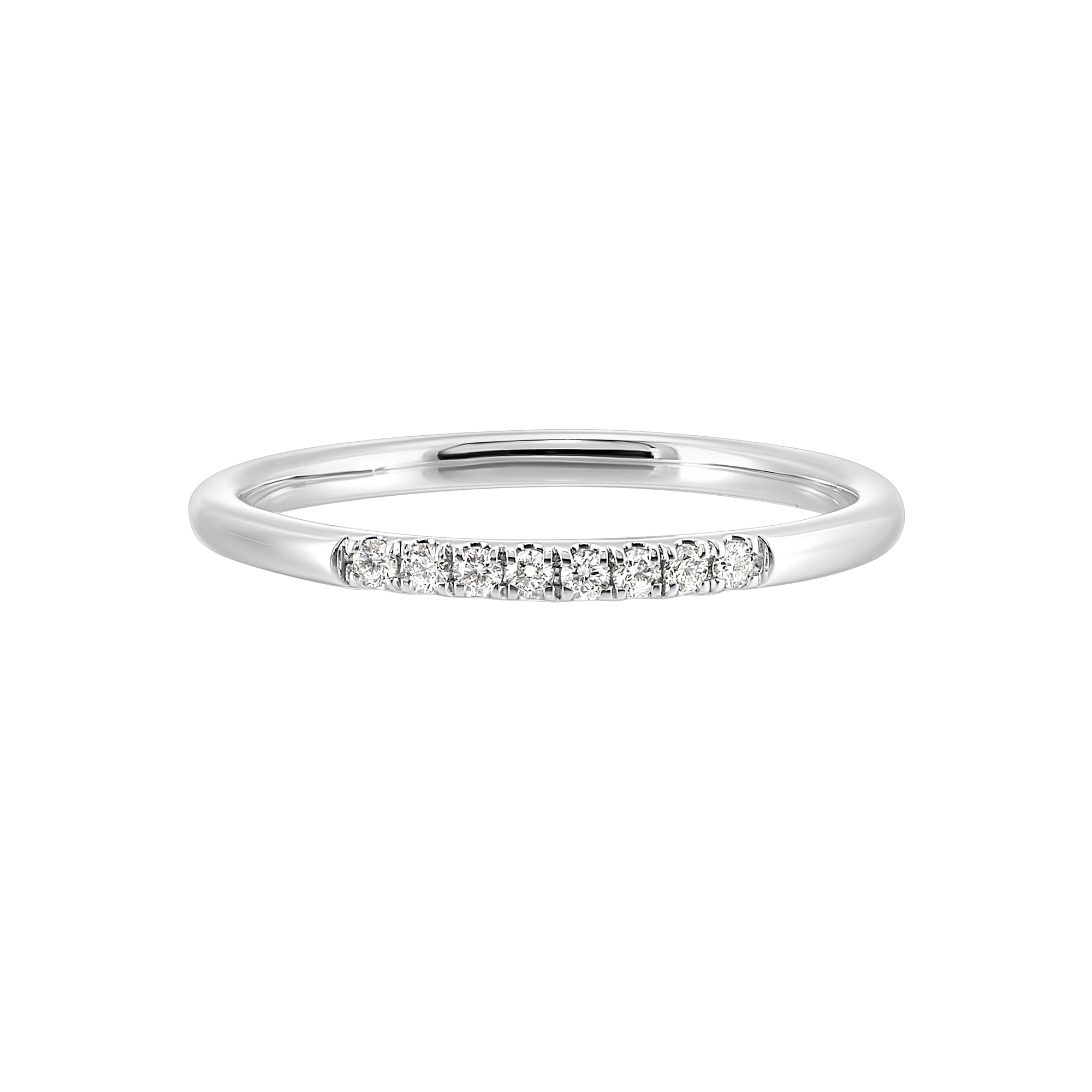 14Kt White Gold Diamond 1/12Ctw Ring - RG103007-4WC