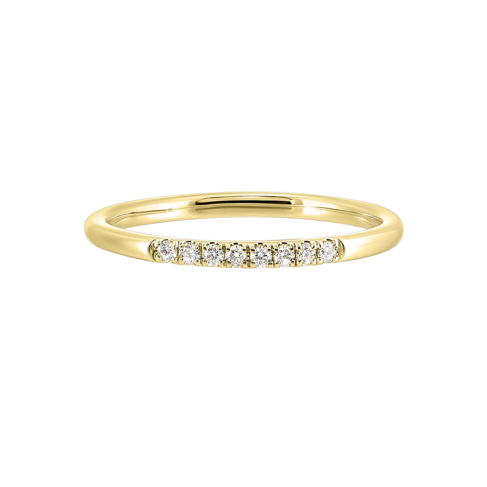 14Kt Yellow Gold Diamond 1/12Ctw Ring - RG103007-4YC