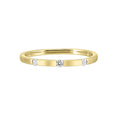 14Kt Yellow Gold Diamond 1/12Ctw Ring - RG103009-4YC
