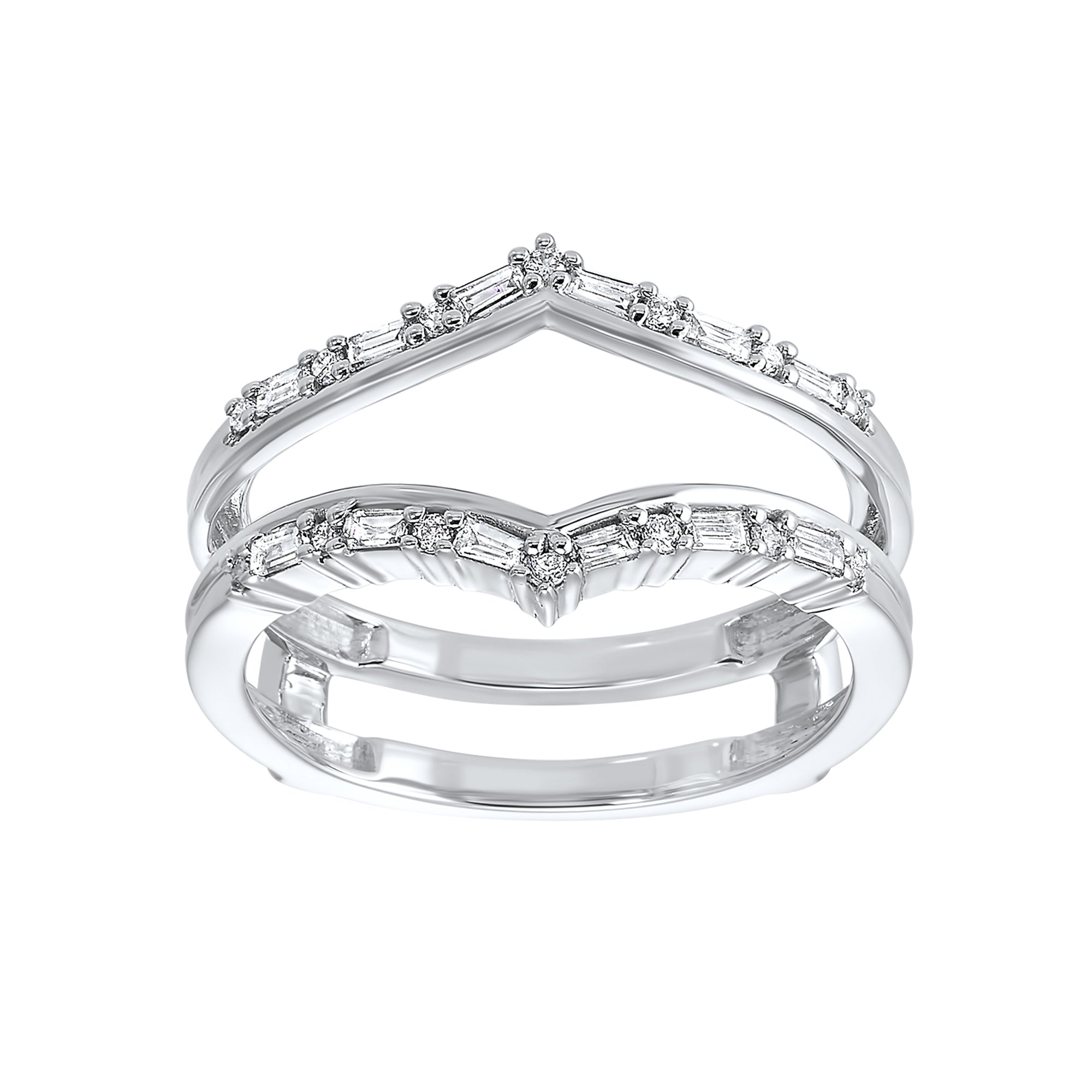 14Kt White Gold Diamond 1/4Ctw Ring - RG10984-4WC