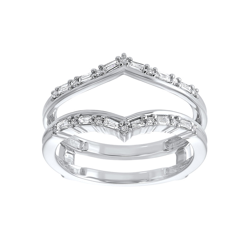 14Kt White Gold Diamond 1/4Ctw Ring - RG10984-4WC