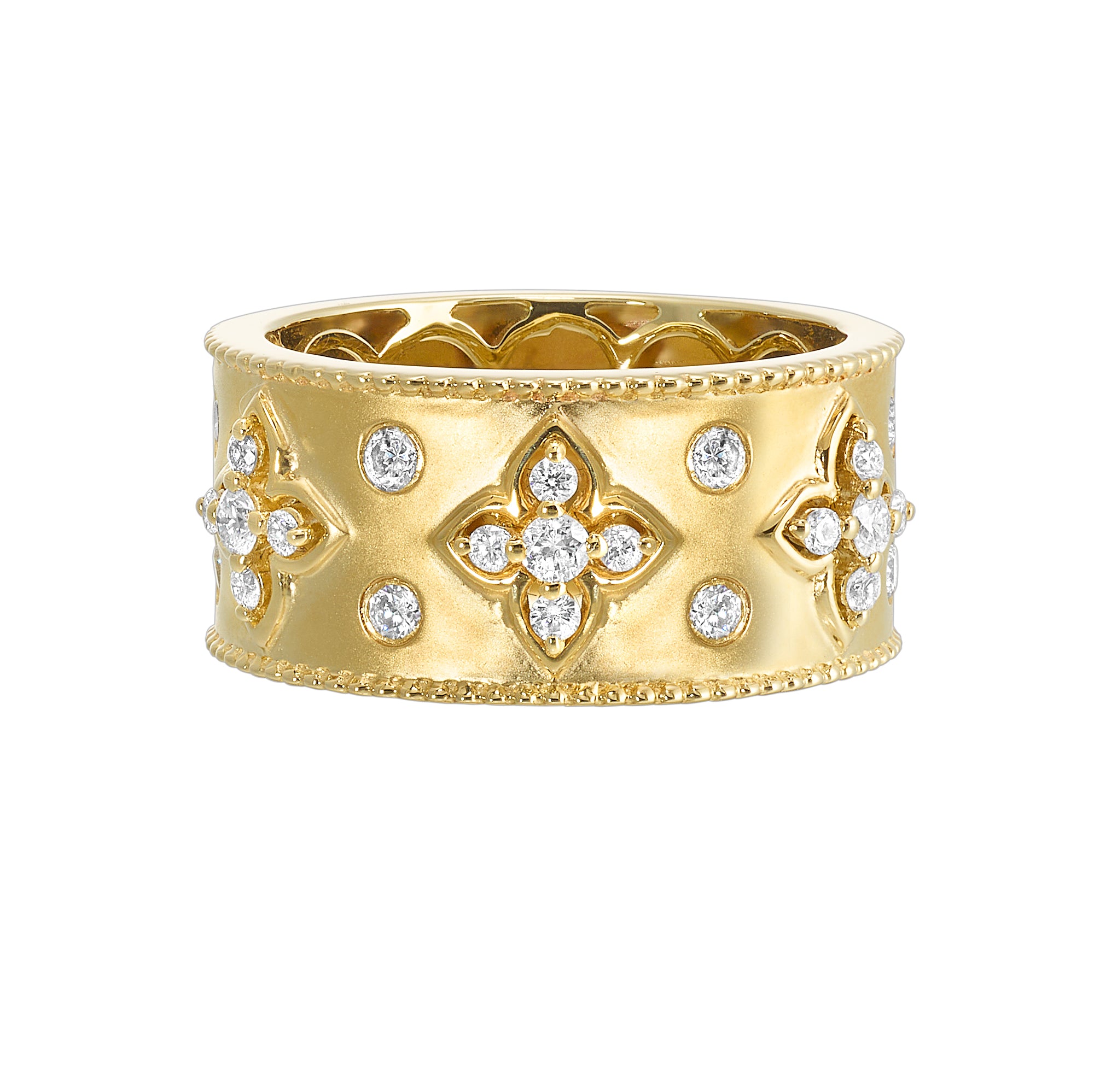 14Kt Yellow Gold Diamond 1/2Ctw Ring - RG12106-4YC