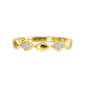 14Kt Yellow Gold Diamond 1/20Ctw Ring - RG13266-4YC