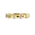 14Kt Yellow Gold Diamond 1/7Ctw Ring - RG13267-4YC