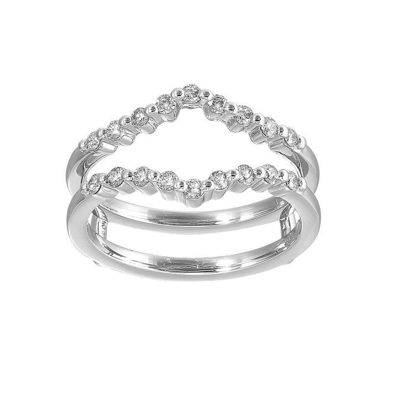 14Kt White Gold Diamond 1/3Ctw Ring - RG13396-4WB