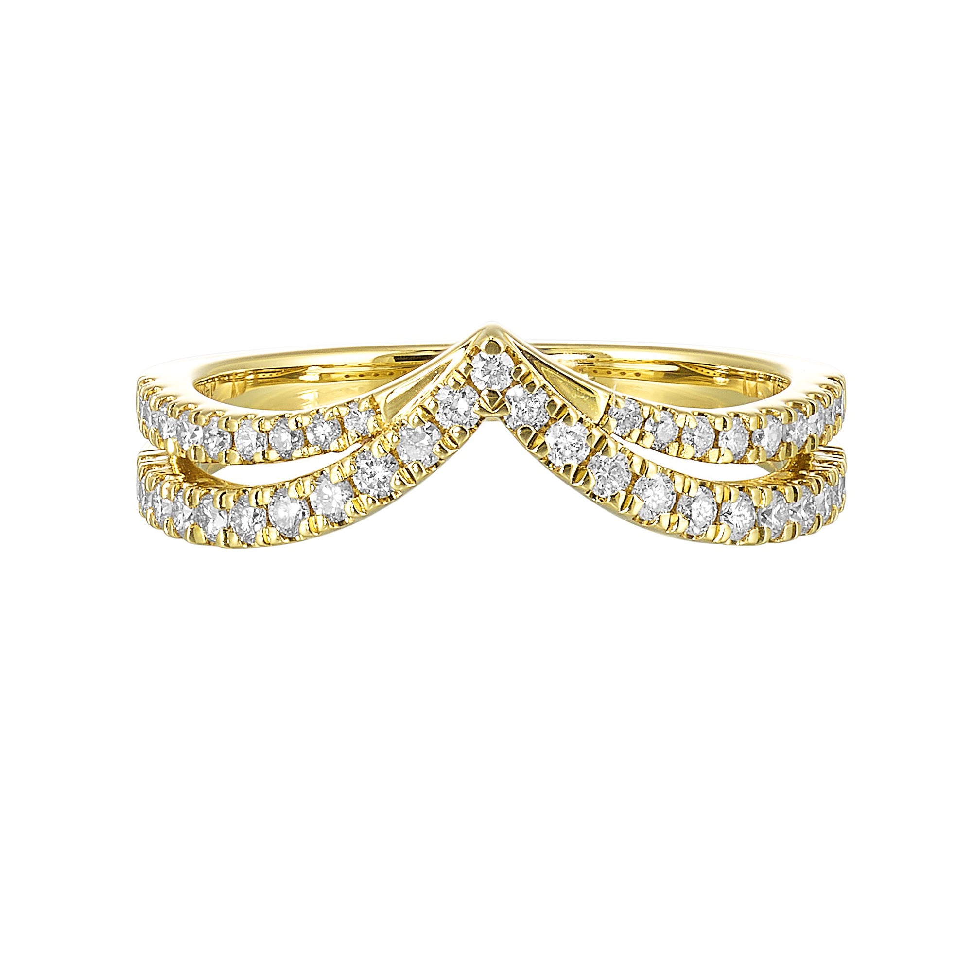 14Kt Yellow Gold Diamond 3/8Ctw Ring - RG13406-4YB