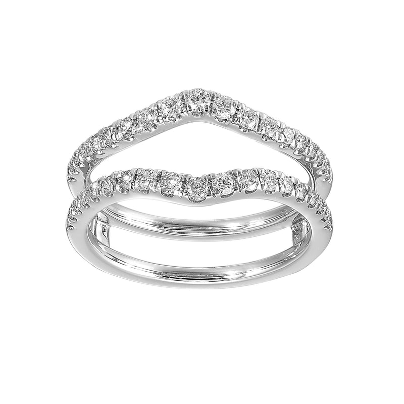 14Kt White Gold Diamond 1/2Ctw Ring - RG13410-4WB