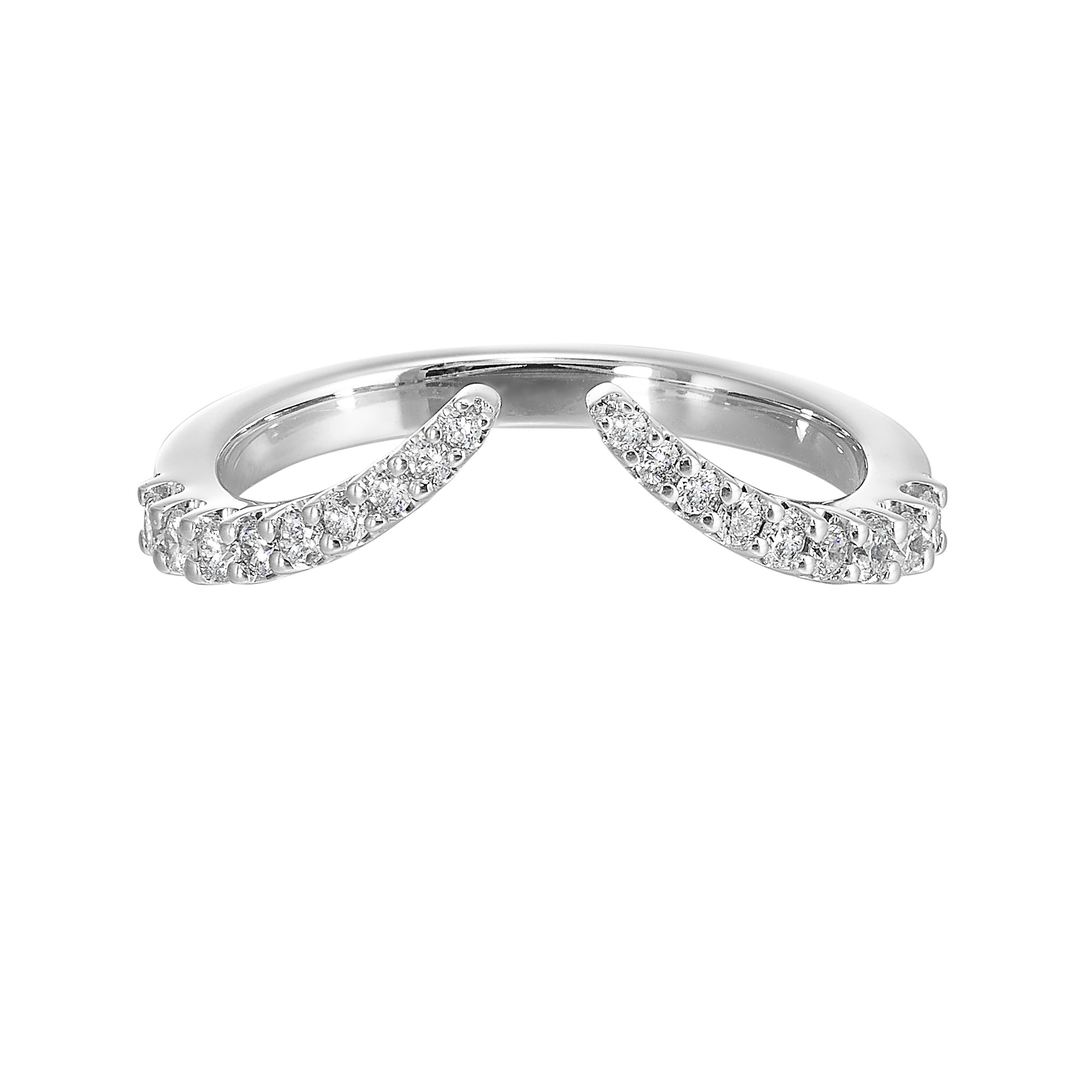 14Kt White Gold Diamond 1/4Ctw Ring - RG13413-4WB