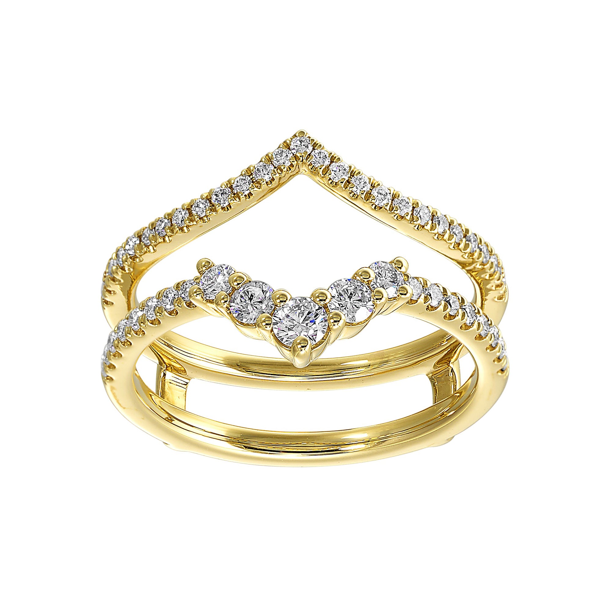 14Kt Yellow Gold Diamond 1/2Ctw Ring - RG13426-4YB