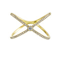 14Kt Yellow Gold Diamond 1/7Ctw Ring - RG13448-4YC