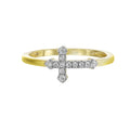 14Kt Yellow Gold Diamond 1/10Ctw Ring - RG13461-4YC