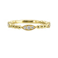 14Kt Yellow Gold Diamond 1/7Ctw Ring - RG13476-4YB