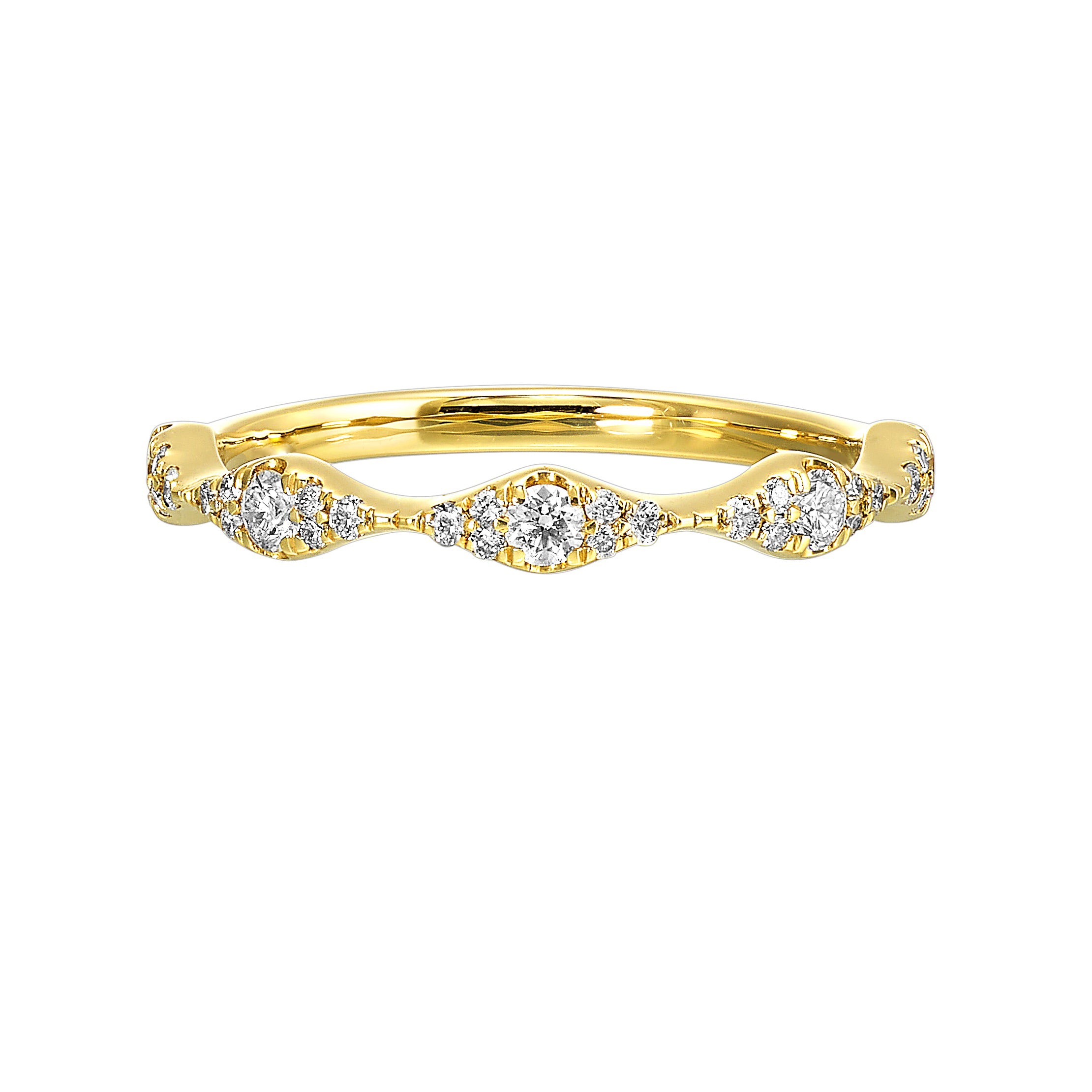 14Kt Yellow Gold Diamond 1/3Ctw Ring - RG13480-4YB