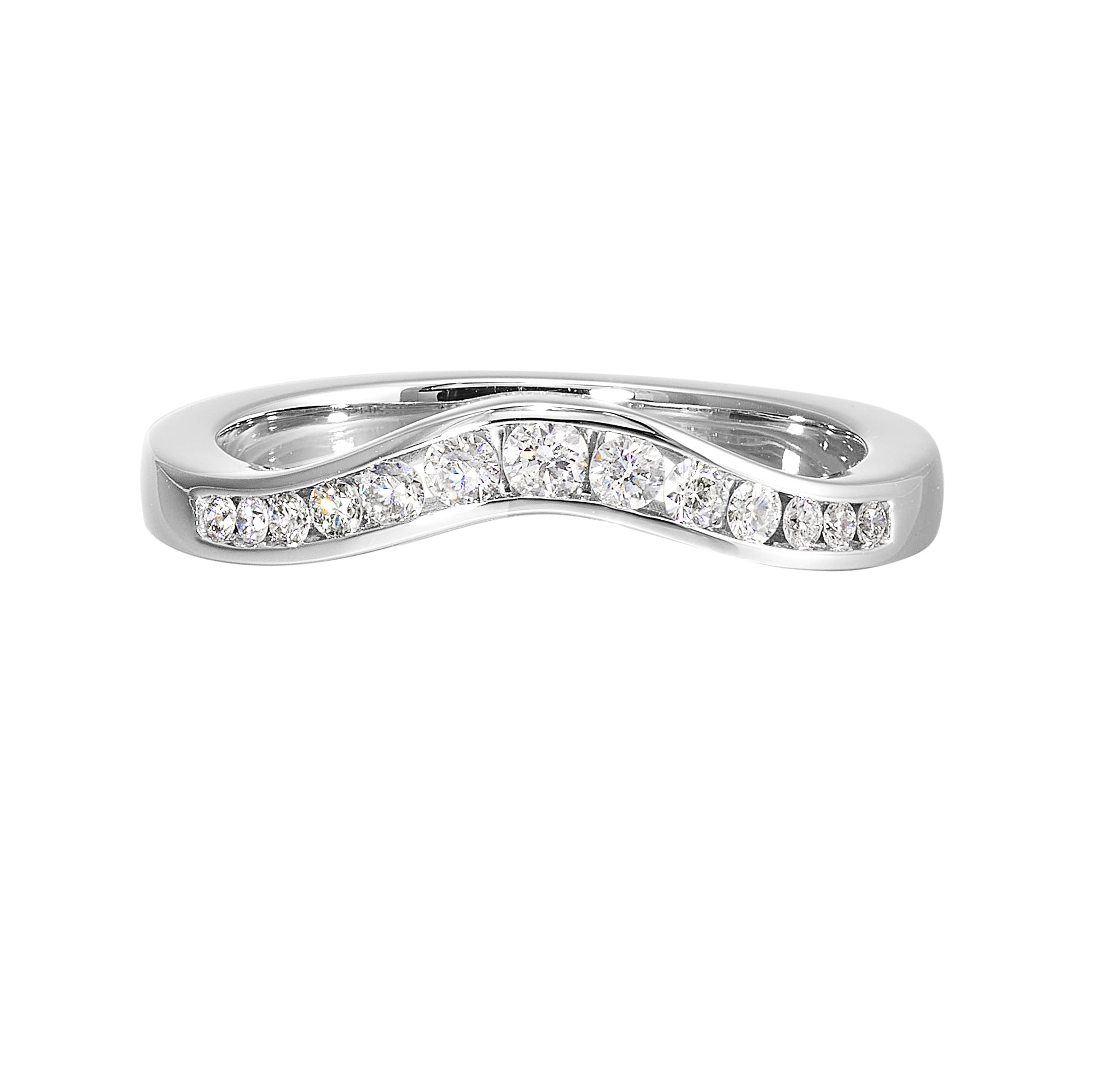 14Kt White Gold Diamond 1/4Ctw Ring - RG14000-4WB