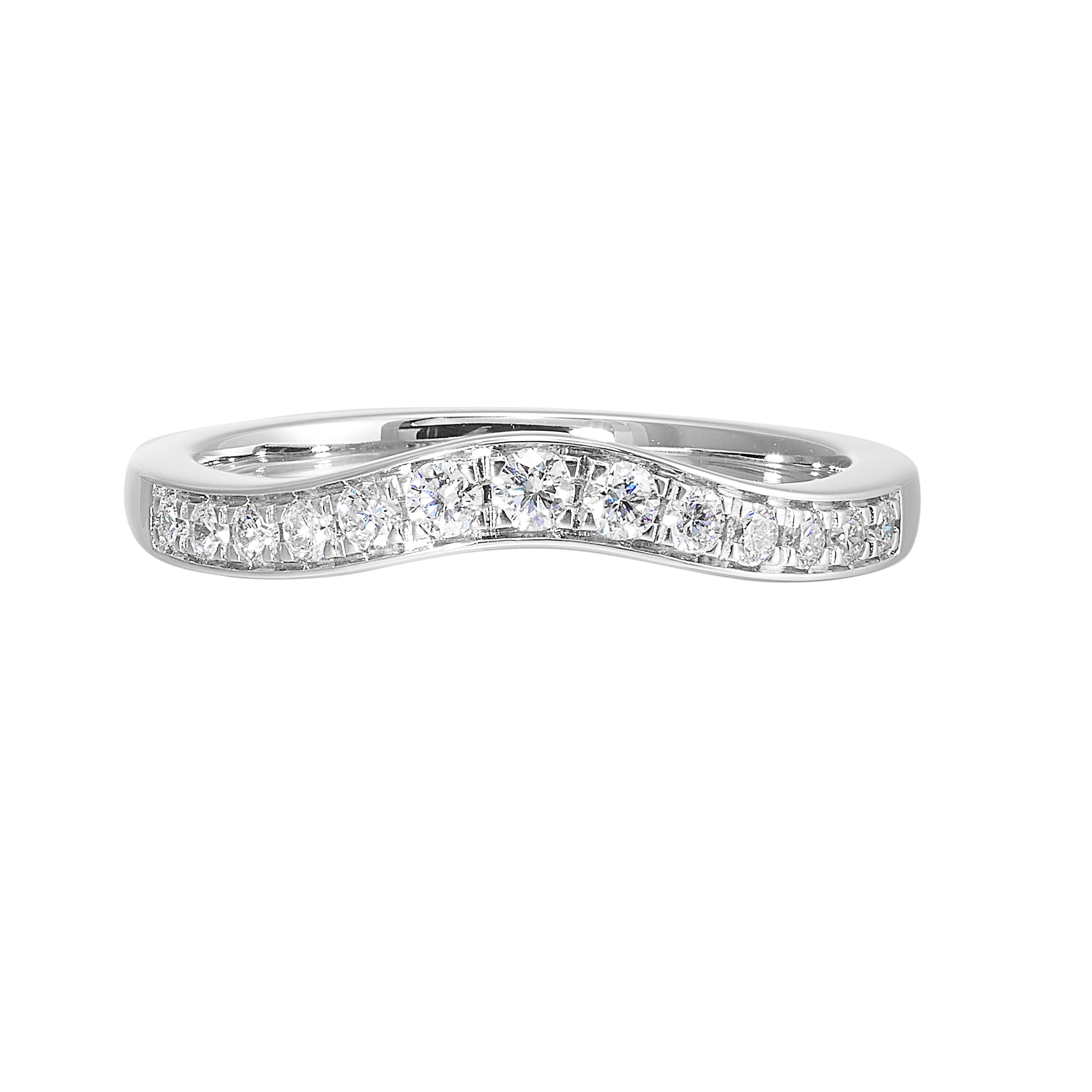 14Kt White Gold Diamond 1/4Ctw Ring - RG14001-4WB
