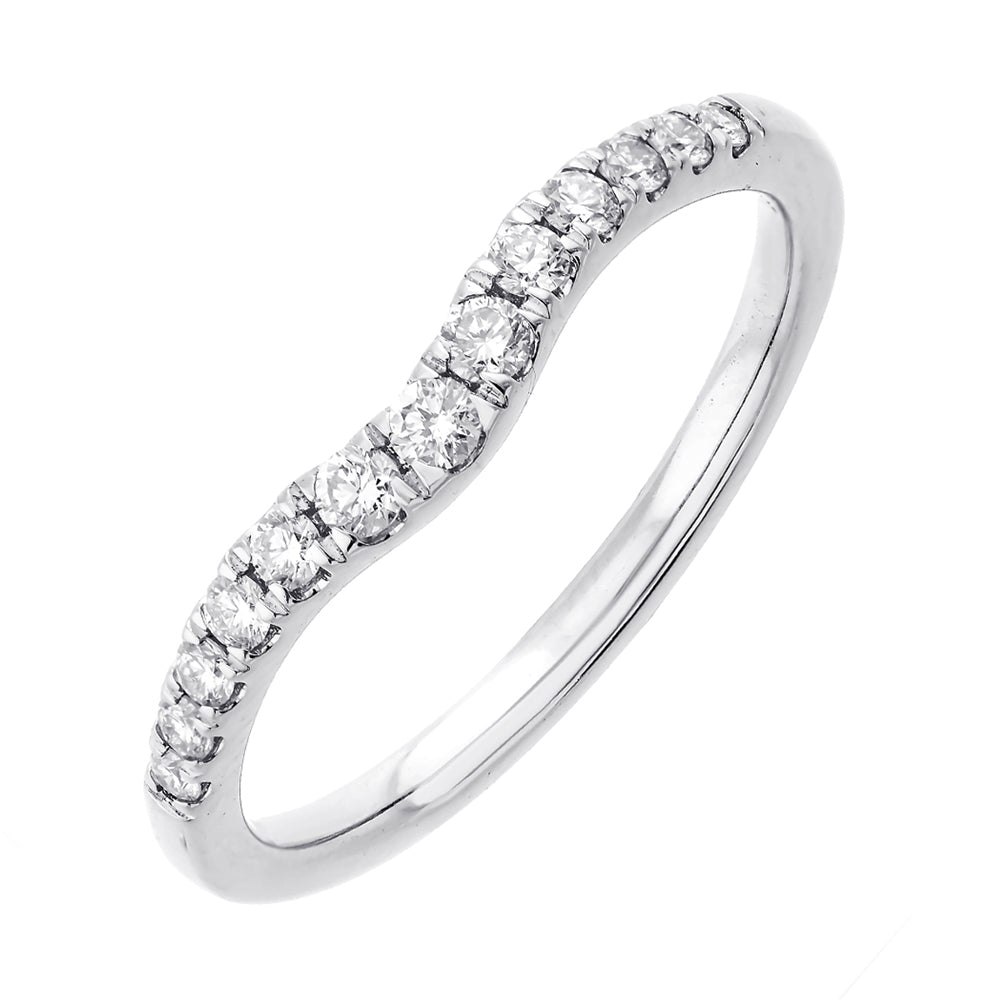 14Kt White Gold Diamond 1/4Ctw Ring - RG14003-4WB