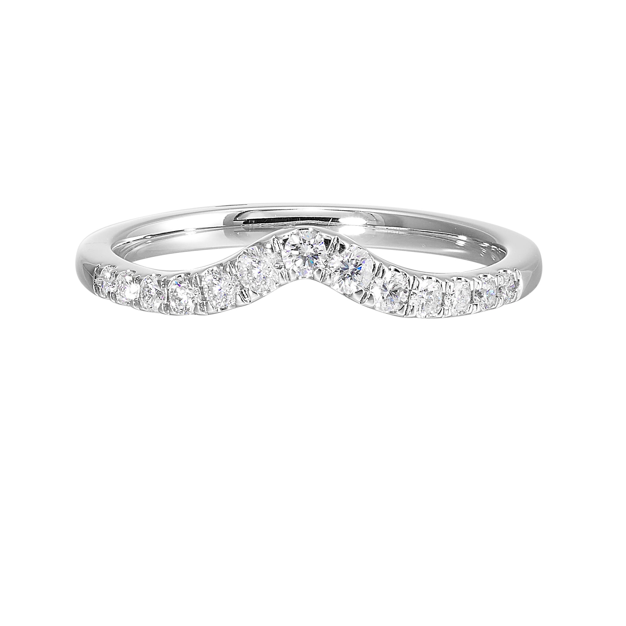 14Kt White Gold Diamond 1/4Ctw Ring - RG14004-4WB