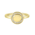 14Kt Yellow Gold Diamond 1/20Ctw Ring - RG15454-4YSC