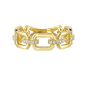 14Kt Yellow Gold Diamond 1/10Ctw Ring - RG15457-4YB