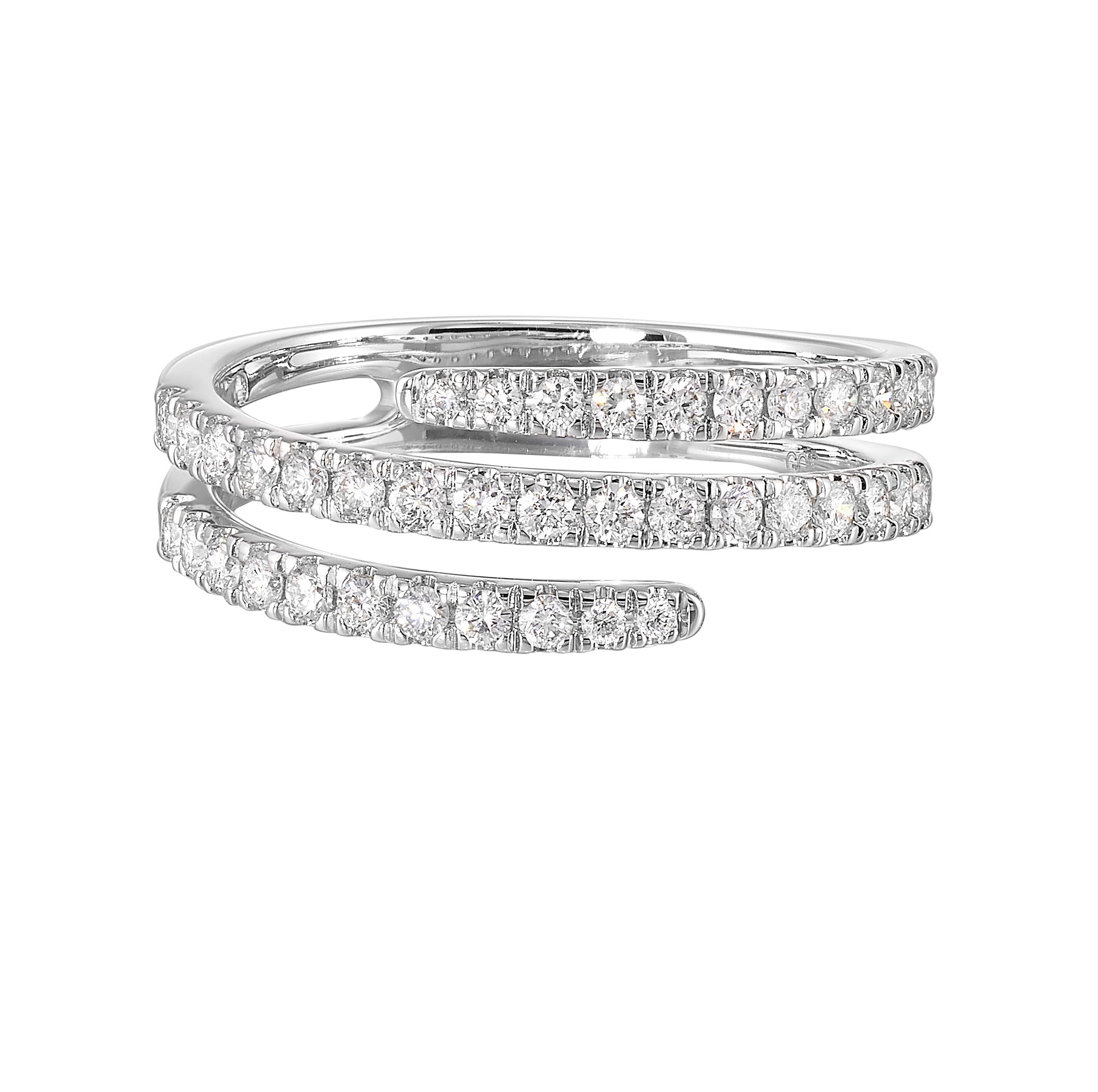14Kt White Gold Diamond 1/2Ctw Ring - RG15494-4WC